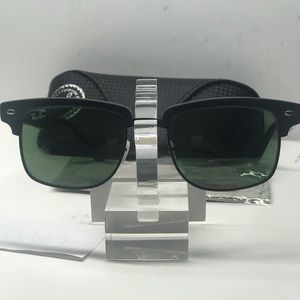 New Ray-Ban RB4190 Clubmaster Square 877 Black